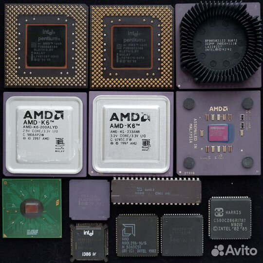 Процессоры AMD, Intel, HP