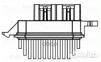 Резистор э/вент. отоп. для а/м Nissan Qashqai