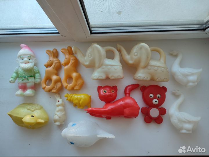 Пластмассовые игрушки СССР