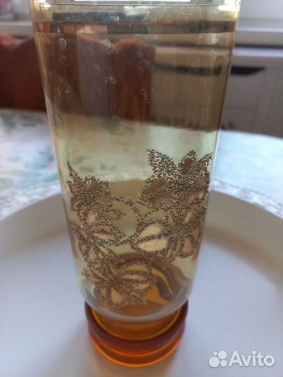 Три вазочки. Карамельная ваза 50 годы