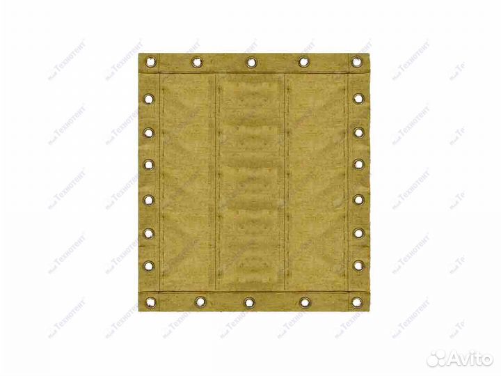 Полог брезентовый 10х12 м, водоотталкивающий с люв