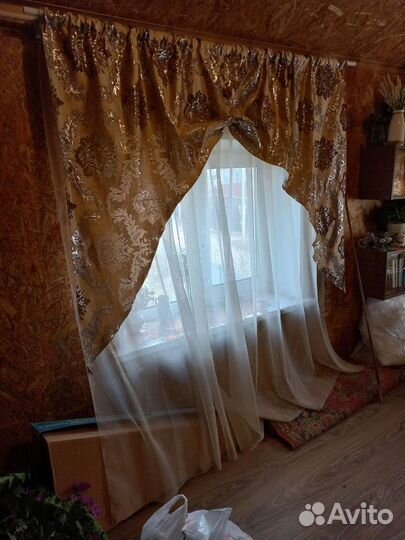 Шторы для кухни комплект