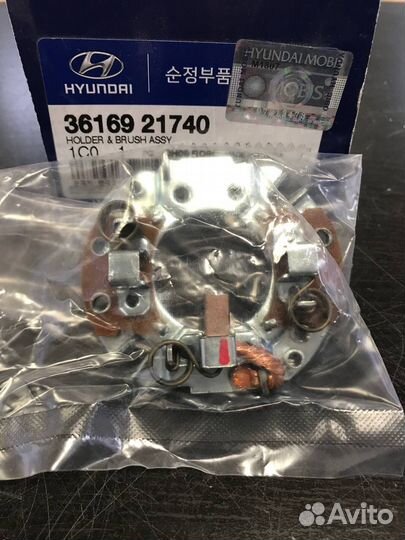 Узел щеточный стартера hyundai accent (2000)