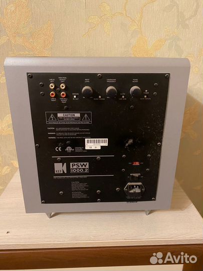 Сабвуфер и колонки - KEF PSW 1000.2