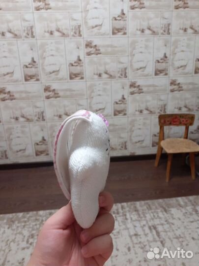 Зайчик ручной работы (детская игрушка) 0+