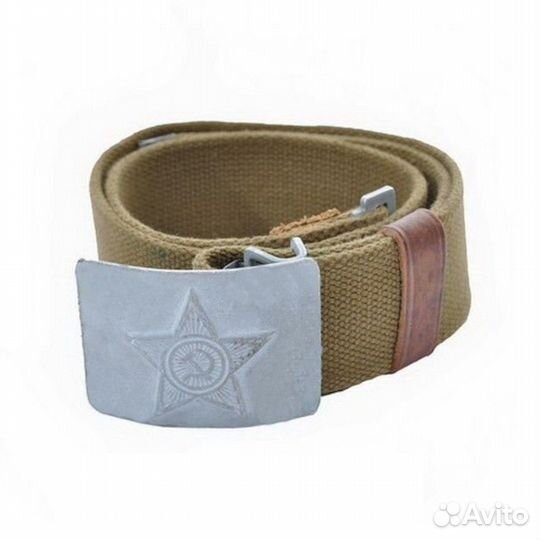 Ремень солдатский со звездой в ассортименте