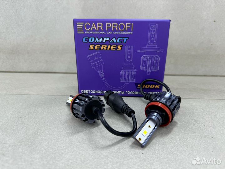 LED лампы Car Profi H11 5100k Compact CP-B7 13w