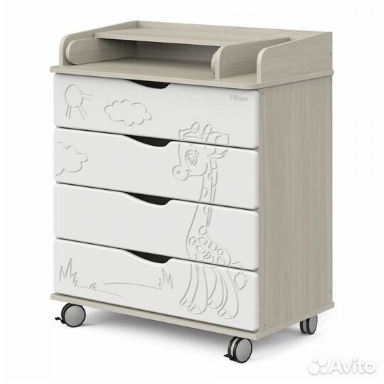 Комод Pituso Жирафик (Орион 804 пвх) новый