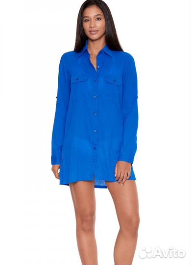 Рубашка Lauren Ralph Lauren Crushed Cotton