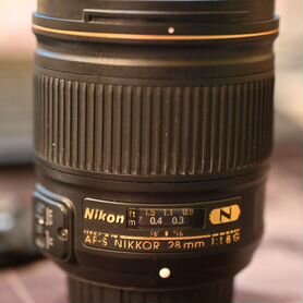 Nikon 28mm f/1.8G AF-S Nikkor