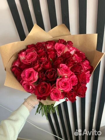 Букет роз 21 роза с доставкой В Казани