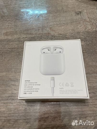 Коробка от airpods with