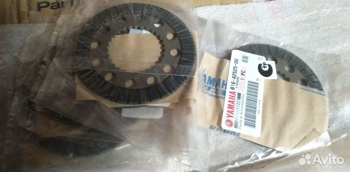 Оригинальные диски сцепления Yamaha Grizzly 700