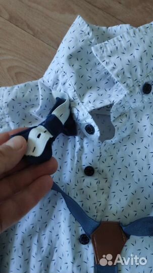 Рубашка и джинсы на мальчика