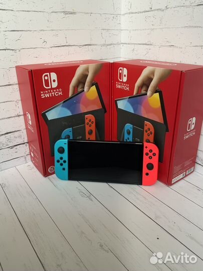 Новые прошитый nintendo switch oled