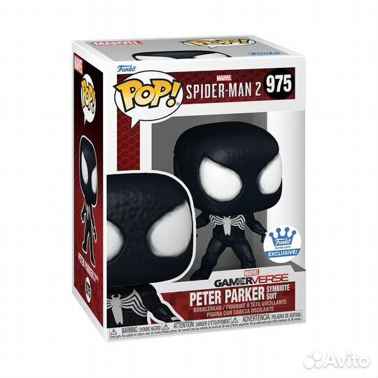 Funko Pop peter parker symbiote suit (975) Spider
