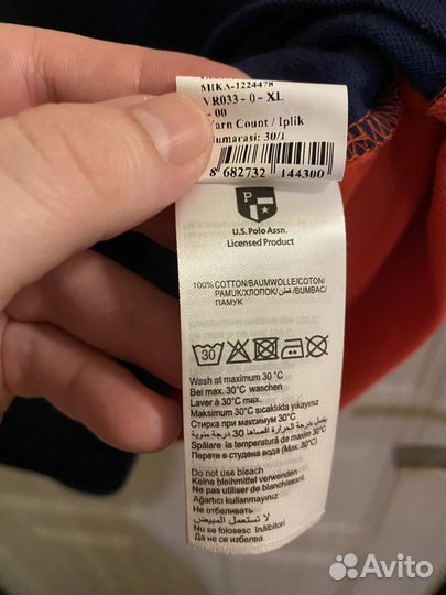 Поло новое U.S. Polo Assn - XL