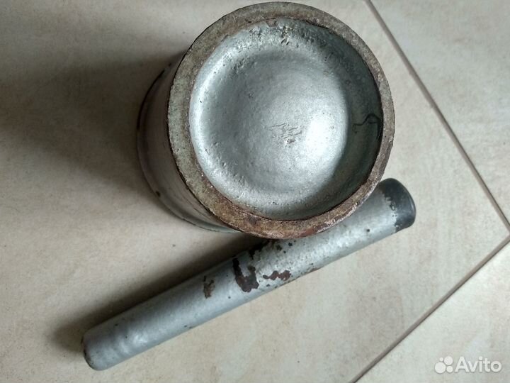Ступка с пестиком СССР, чугун
