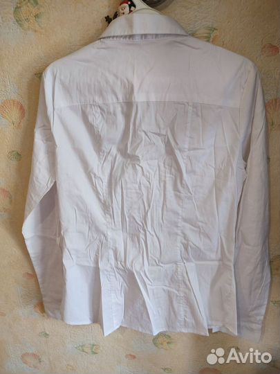Рубашка женская белая 46 хб (новая) 
