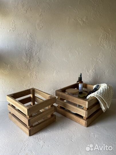 Деревянный ящик/ящики из дуба