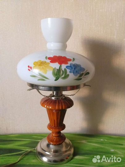 Лампа настольная винтаж СССР