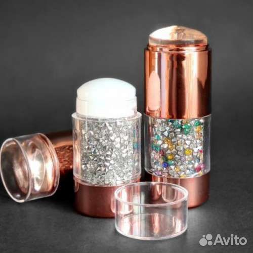 Штамп для стемпинга двойной(прозрачный+матовый)