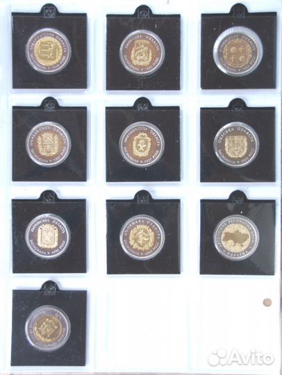 Украина. 5 гривен. Области