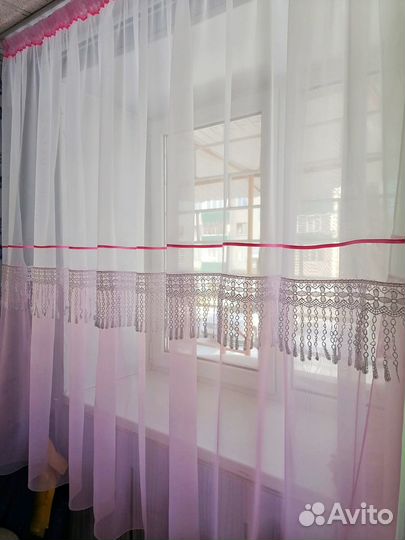 Тюль на кухню готовый и под заказ