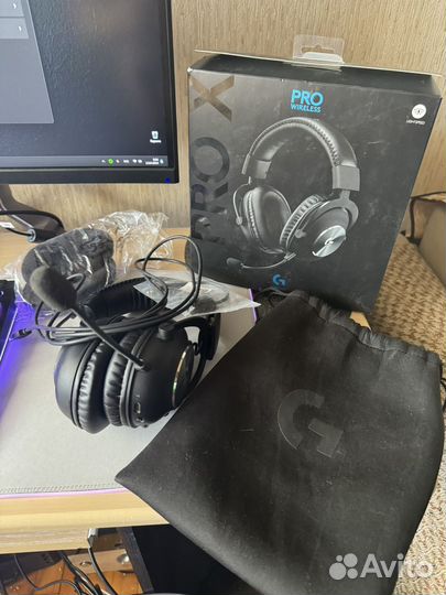 Игровые наушники logitech g pro x wireless