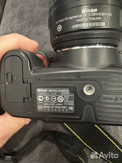 Зеркальный фотоаппарат nikon D3100