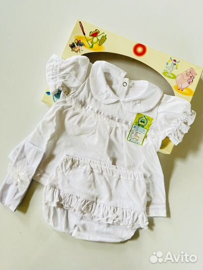 Комплект для новорожденной девочки новый