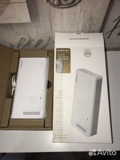 Внешний аккумулятор повербанк Romoss 30000mah