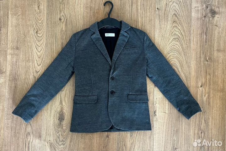 Пиджак школьный для мальчика 140