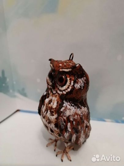 Ватная игрушка Сова