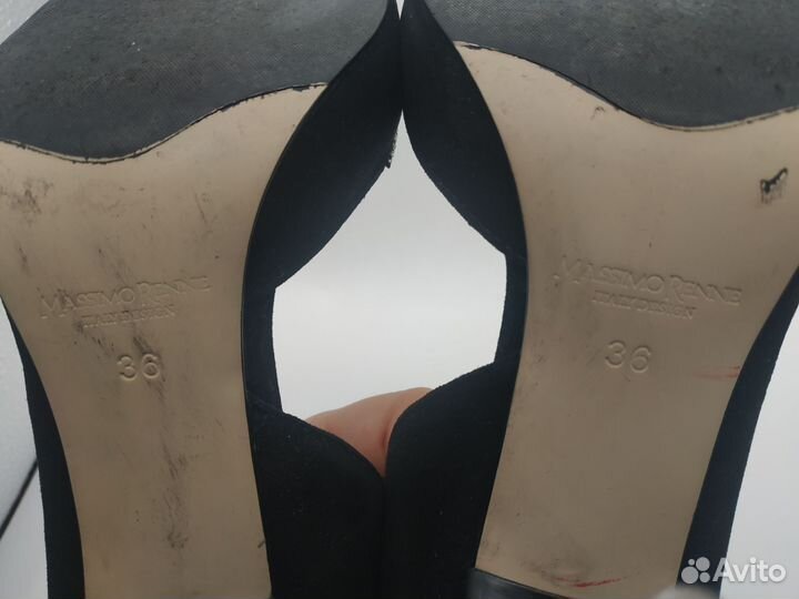Туфли женские черные 36 нарядные на новый год