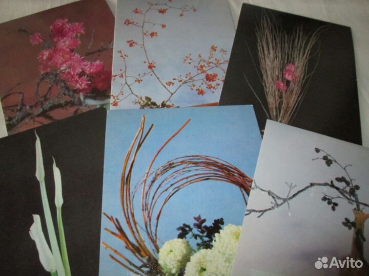 Набор открыток СССР Осенние мотивы