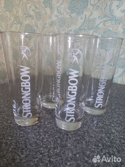 Пивные бокалы, набор 4 шт