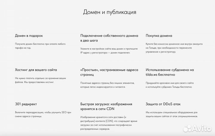 Подписка Tilda Business 1 месяц или год со скидкой