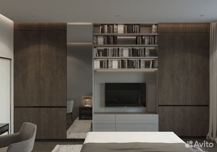 Ремонт квартир под ключ. Ремонт спальни