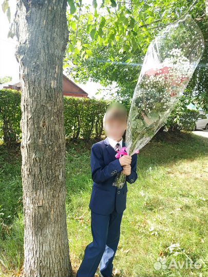 Школьный костюм, синий 134