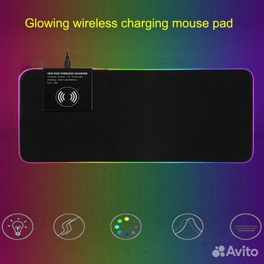 Коврик для мыши с беспроводной зарядкой