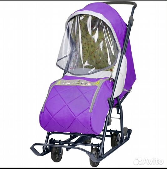 Санки коляска nika kids