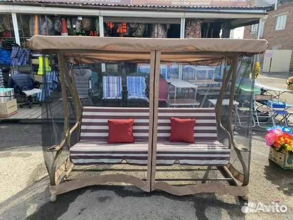 Садовые качели. Качеля - кровать