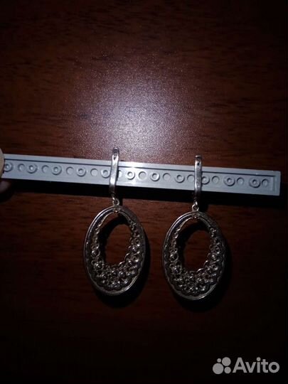Серьги серебро 925 проба