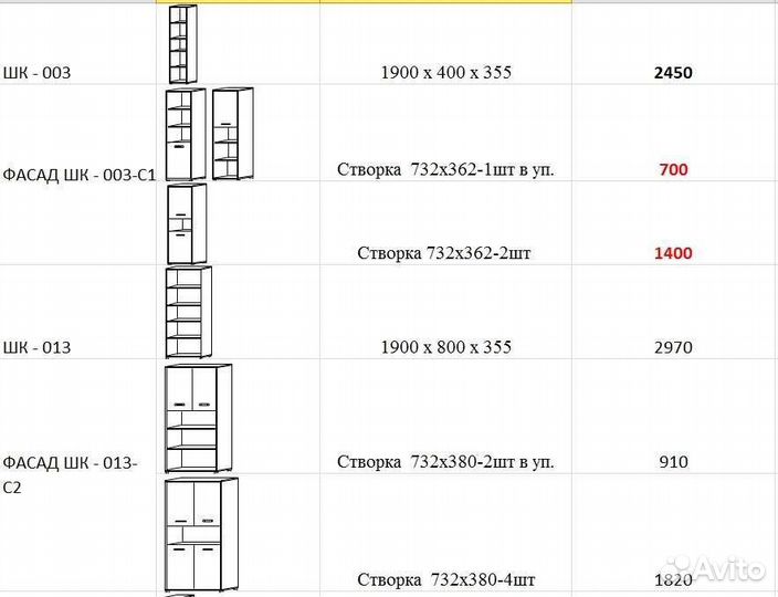 Мебель подростковая, модульная. В наличии