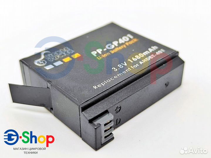 Аккумуляторы на GoPro 4 1680mAh ahdbt-401