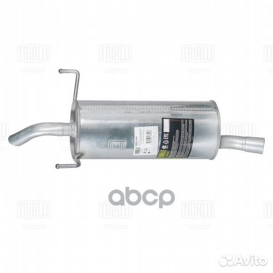 Глушитель Opel Astra H (04) 1.8i осн. (алюм