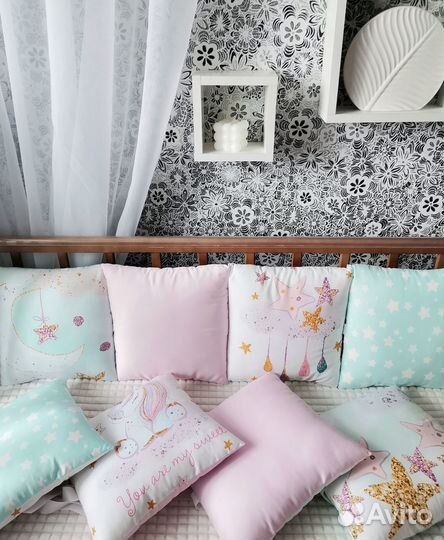 Бортики в кроватку