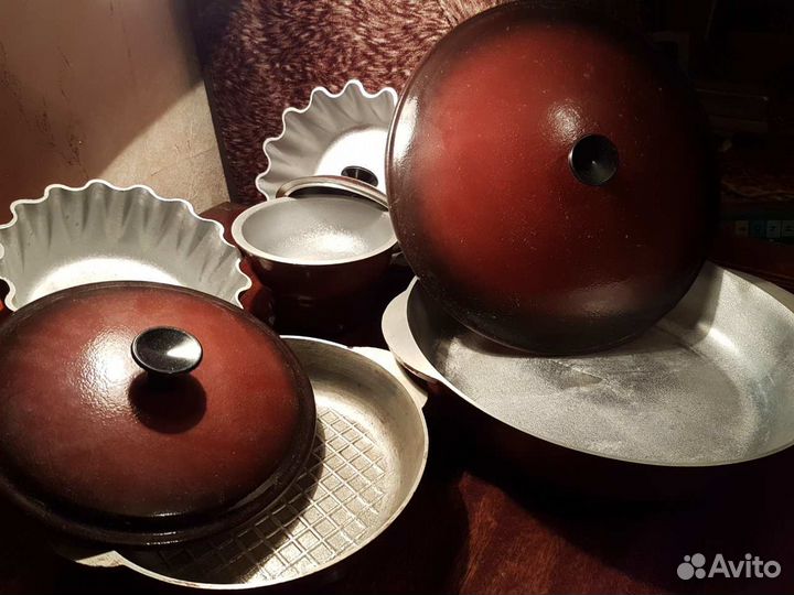 Посуда литая из пищевого алюминиевого сплава, толс