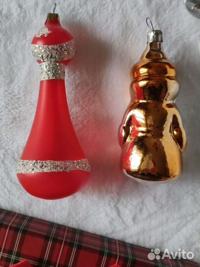 Елочные игрушки СССР дед снегуроч снегов лев гном